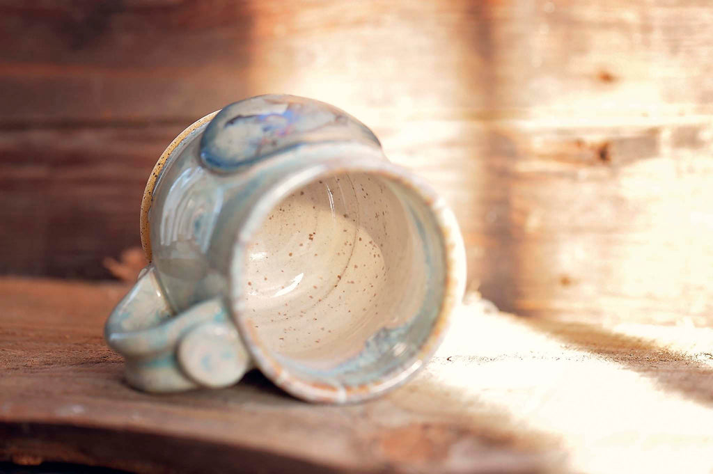 12.5oz Peach Wildflower Horse Mug