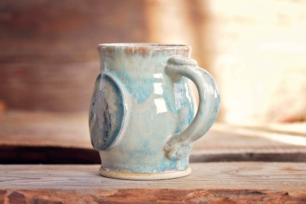 12.5oz Floral Crown Horse Mug