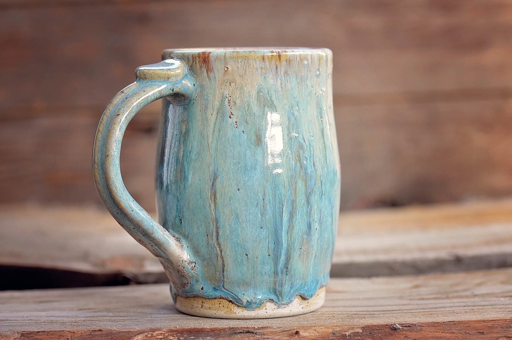 16.9oz Black Mushroom Mug