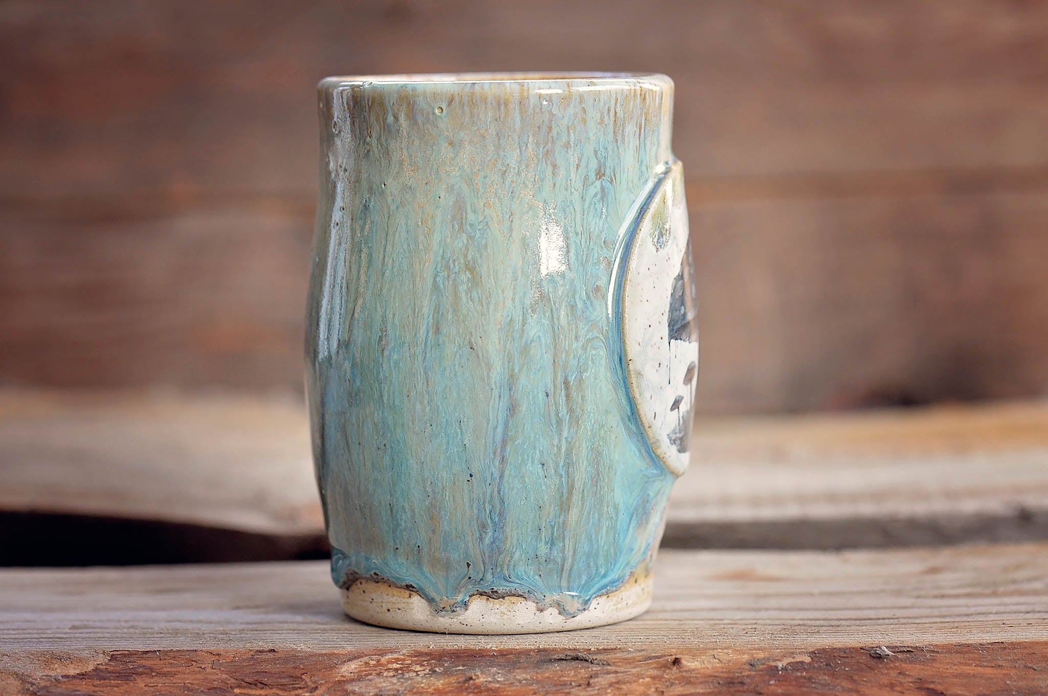 16.9oz Black Mushroom Mug