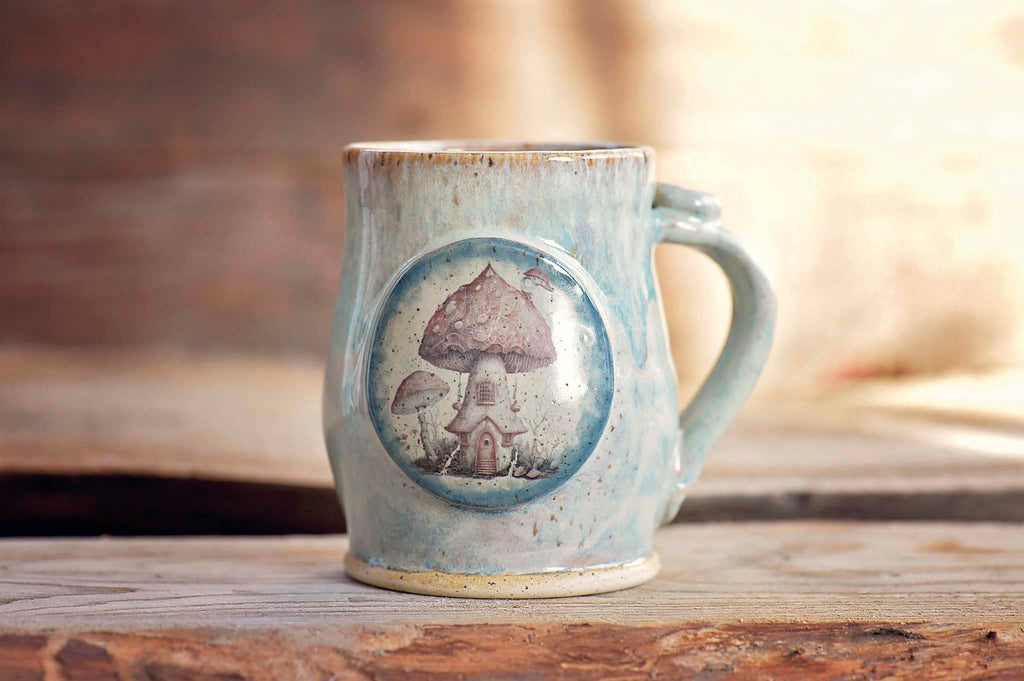 12.5oz Red Mushroom Mug