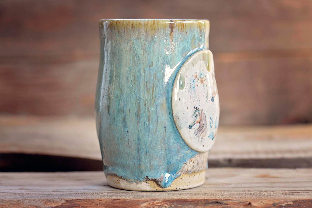 16.9oz Floral Pair Mug