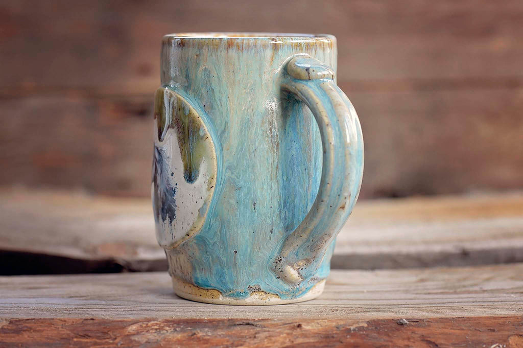 16.9oz Indigo Horse Mug