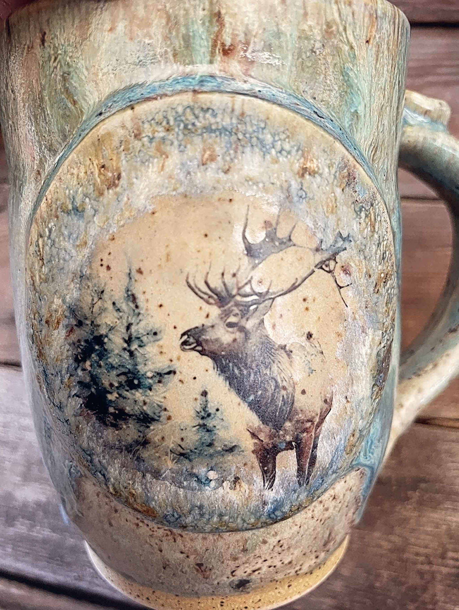 16.9oz Forest Elk Mug