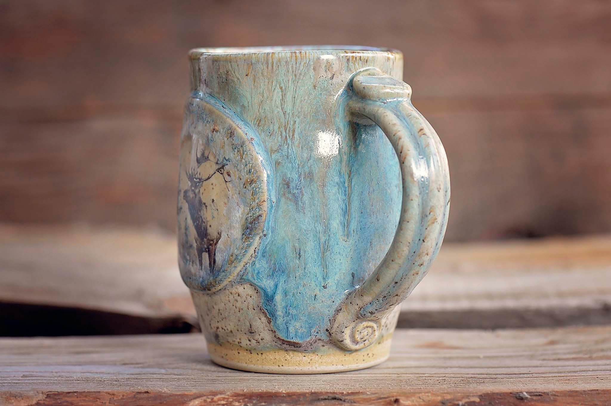 16.9oz Forest Elk Mug