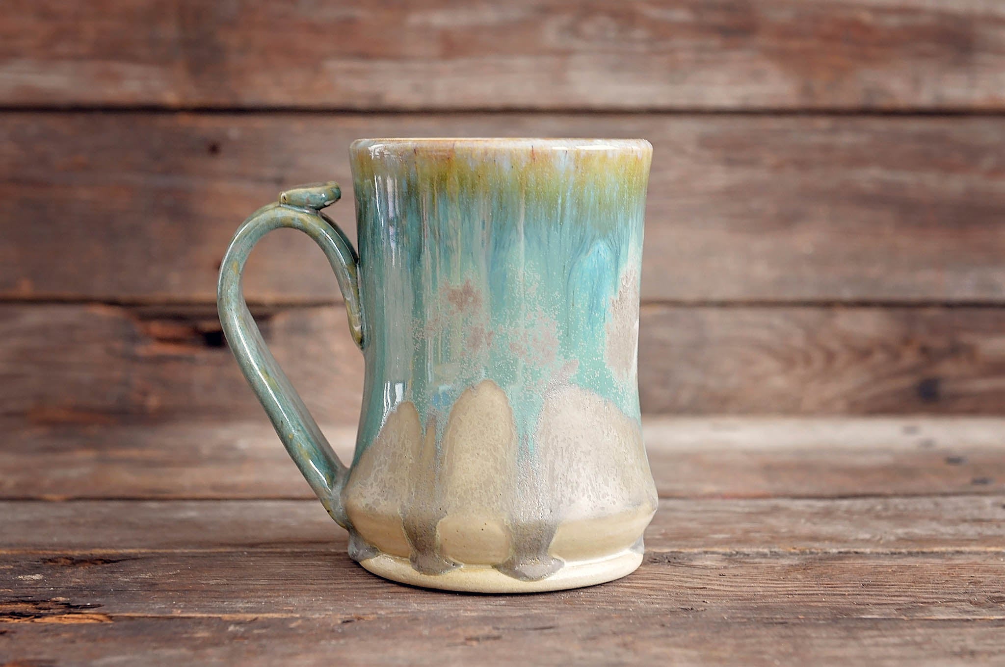 16.9oz Sea Glass Drip Mug - no.1