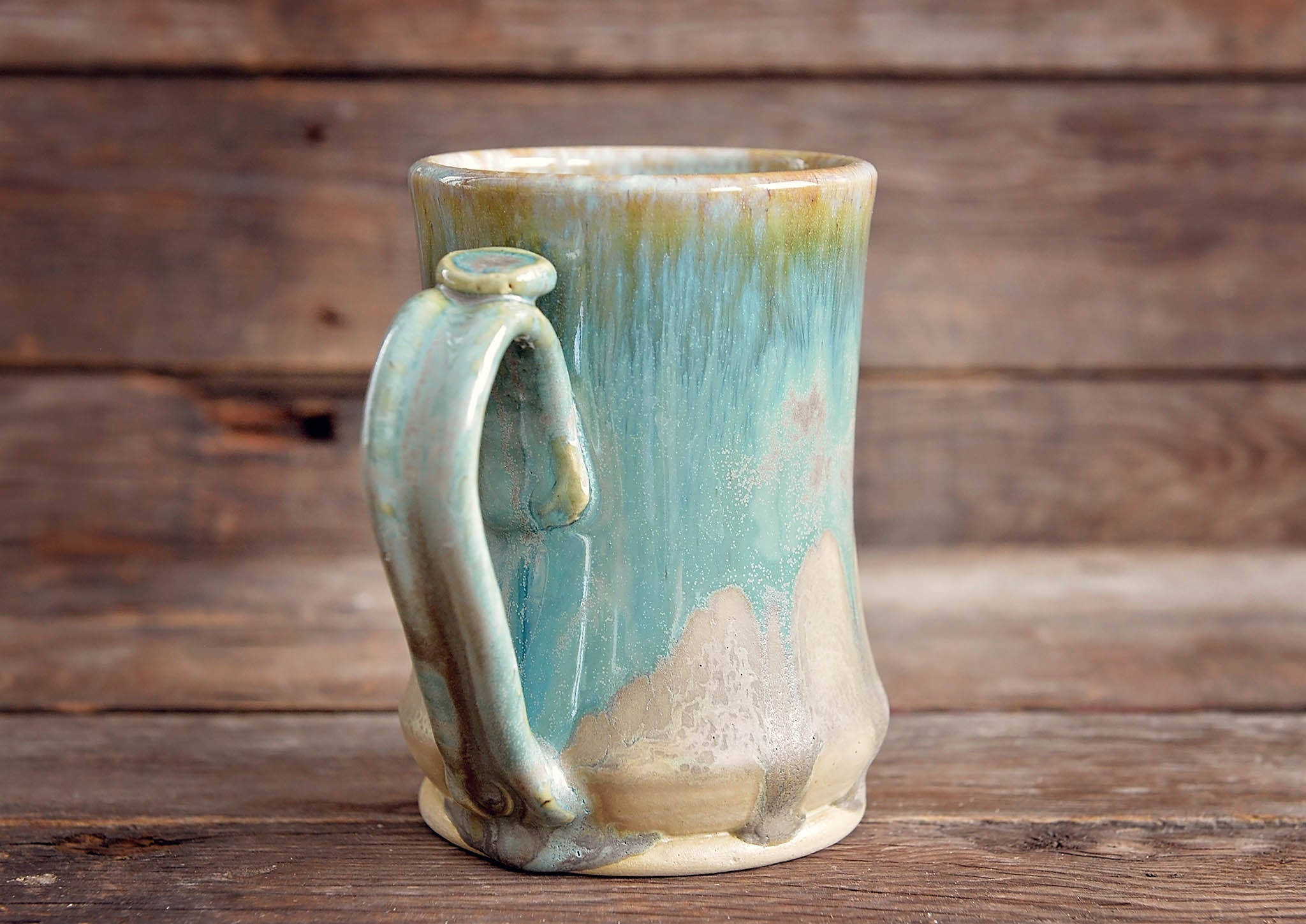 16.9oz Sea Glass Drip Mug - no.1