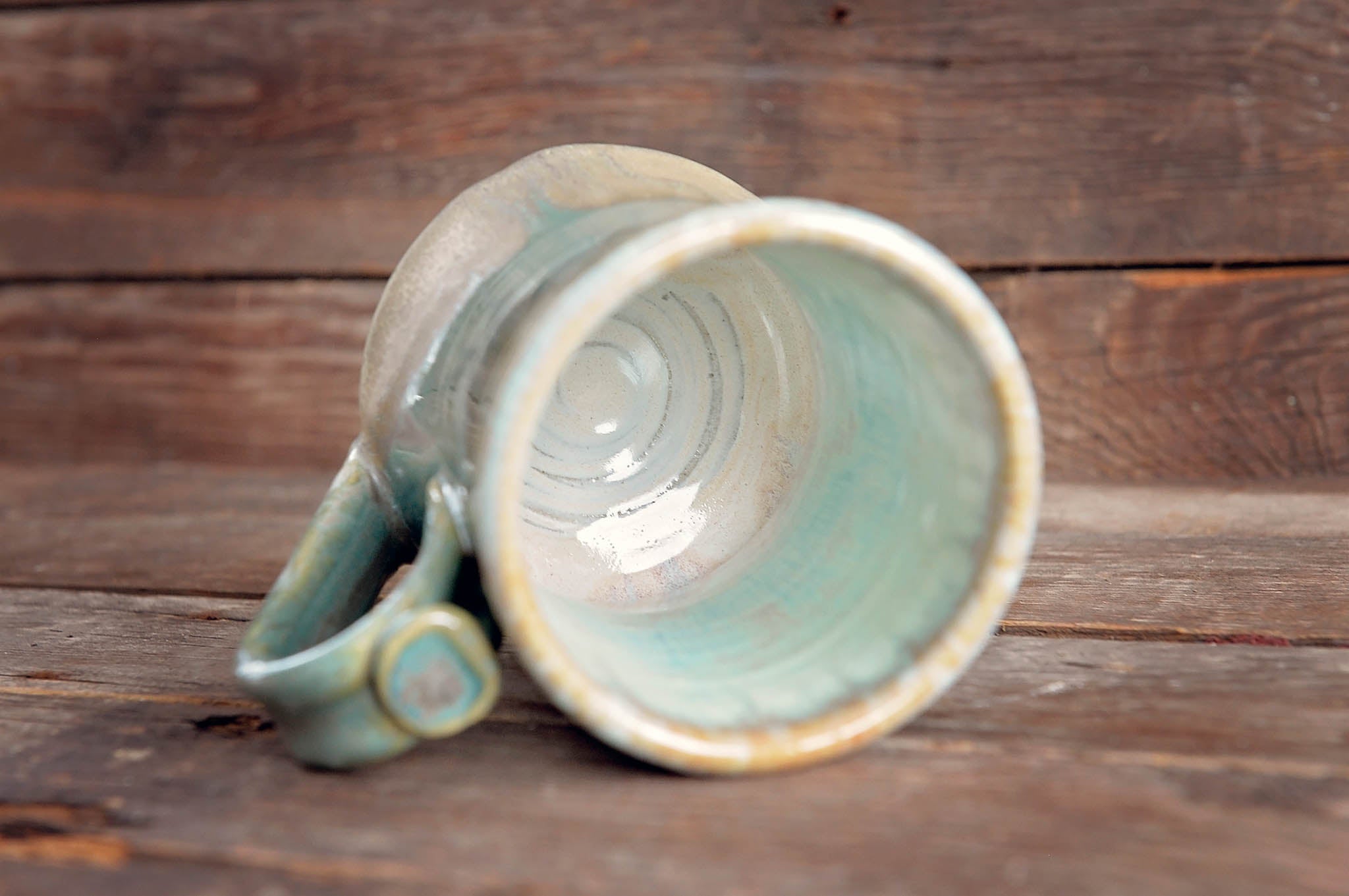 16.9oz Sea Glass Drip Mug - no.1