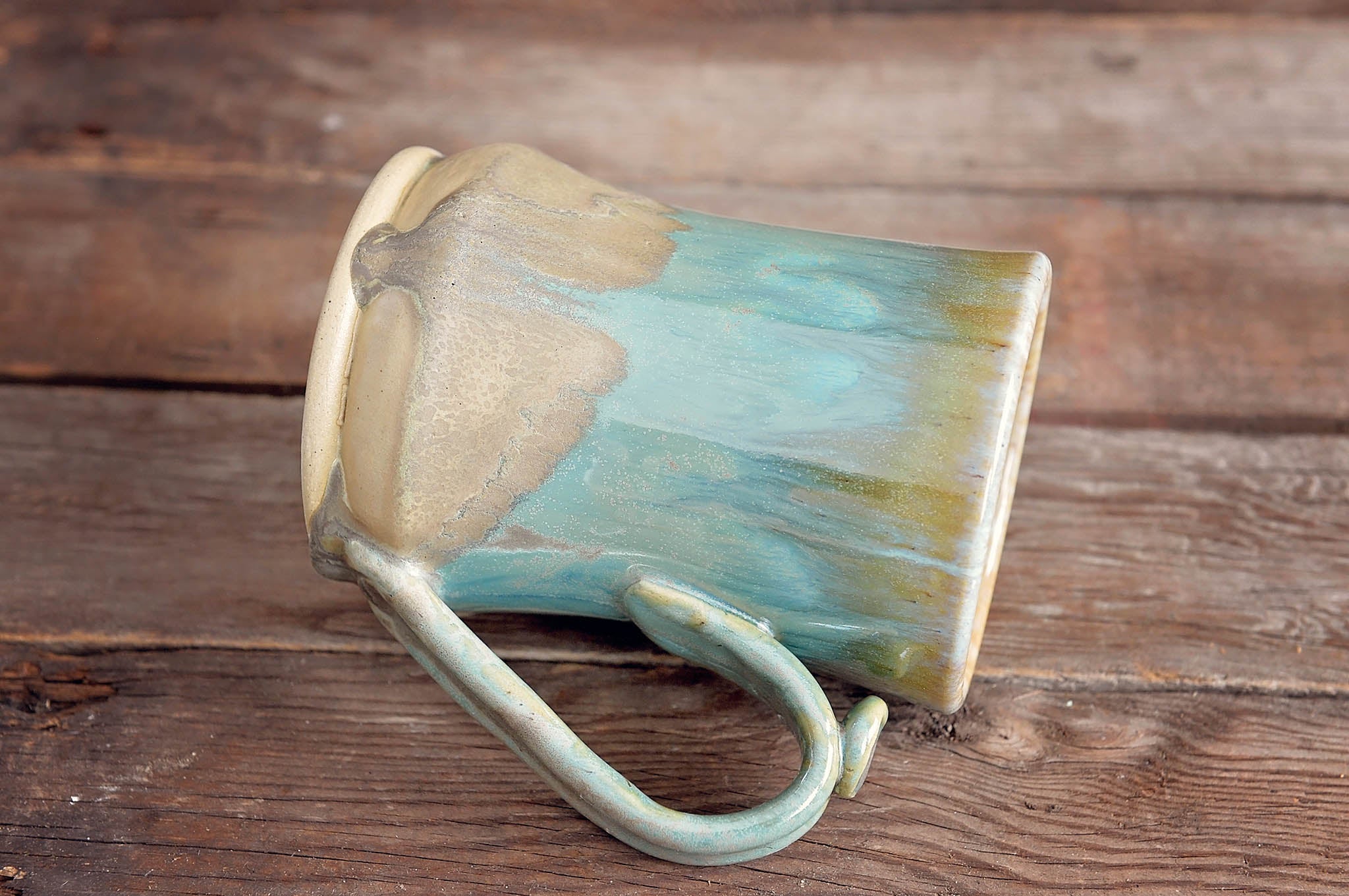 16.9oz Sea Glass Drip Mug - no.1