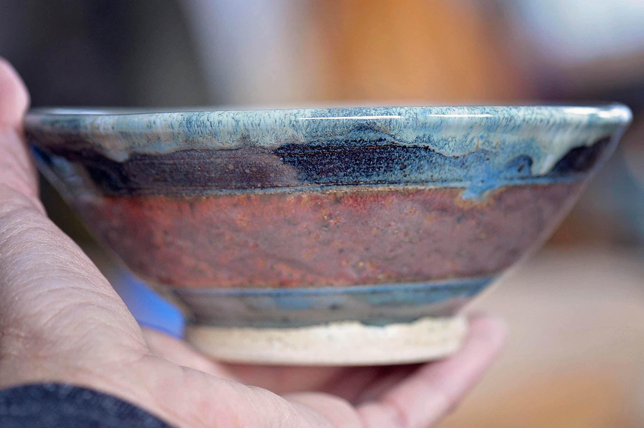 Small Layered Glaze Bowl