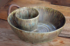 Artisan Chip and Dip with Rustic Handle