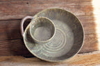 Artisan Chip and Dip with Rustic Handle