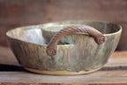 Artisan Chip and Dip with Rustic Handle