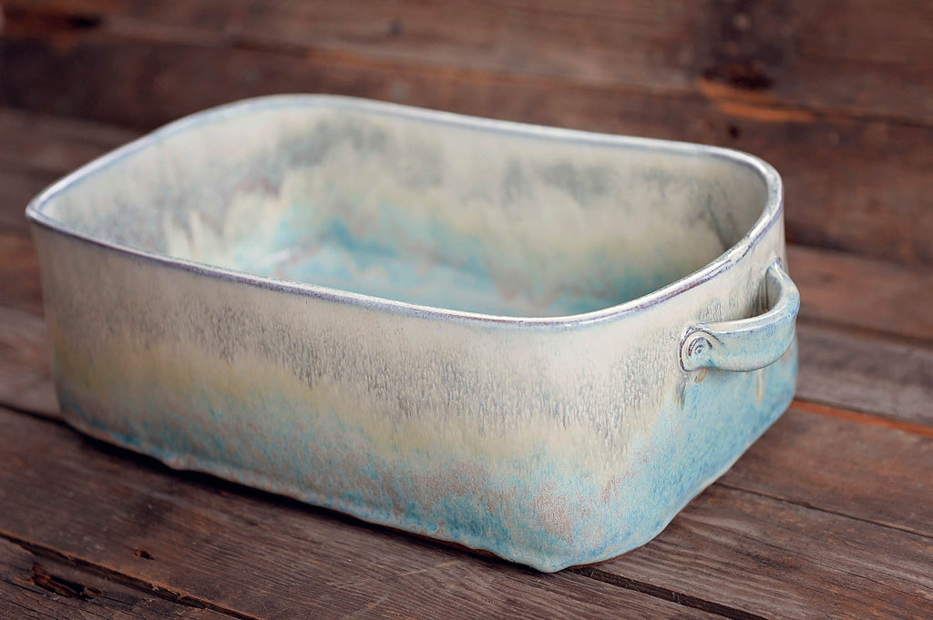 Coastal Glaze Rectangular Baking Casserole Dish