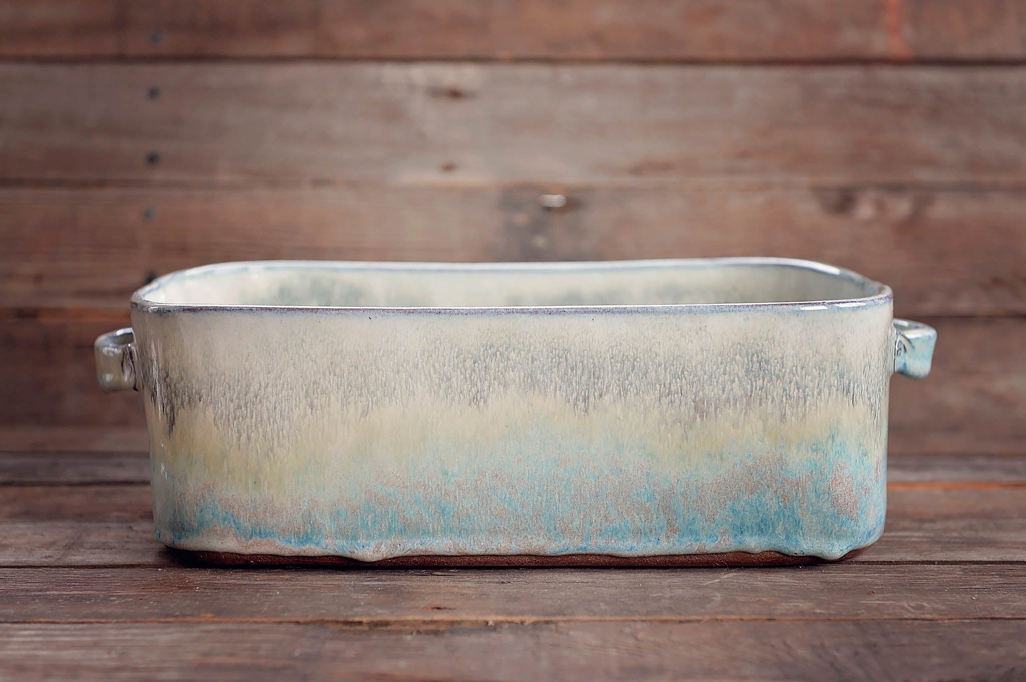 Coastal Glaze Rectangular Baking Casserole Dish