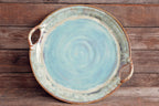 Large Handled Serving Platter - Ocean Breeze
