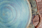 Large Handled Serving Platter - Ocean Breeze