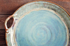 Large Handled Serving Platter - Ocean Breeze