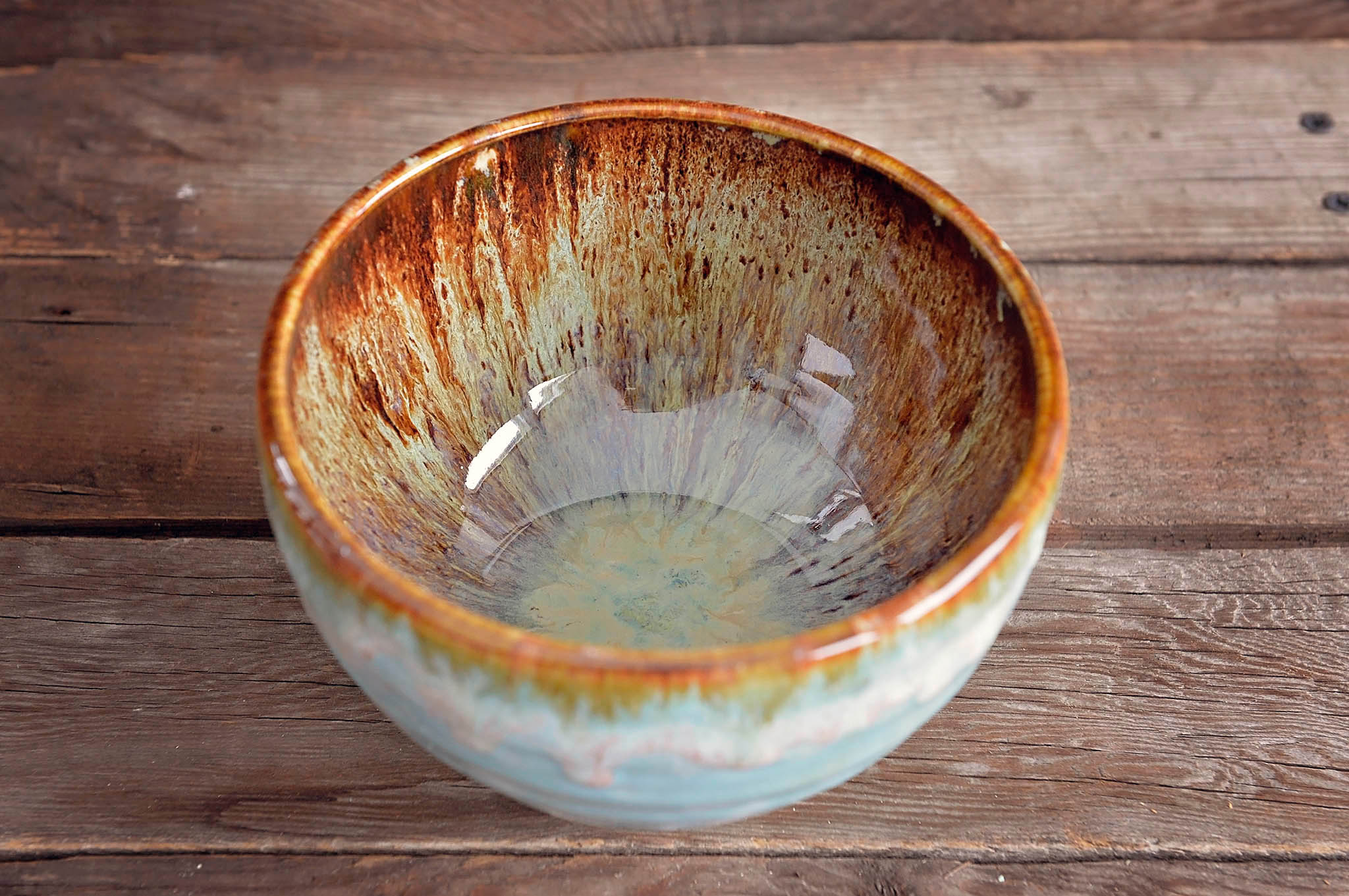 Terracotta & Ocean Small Bowl