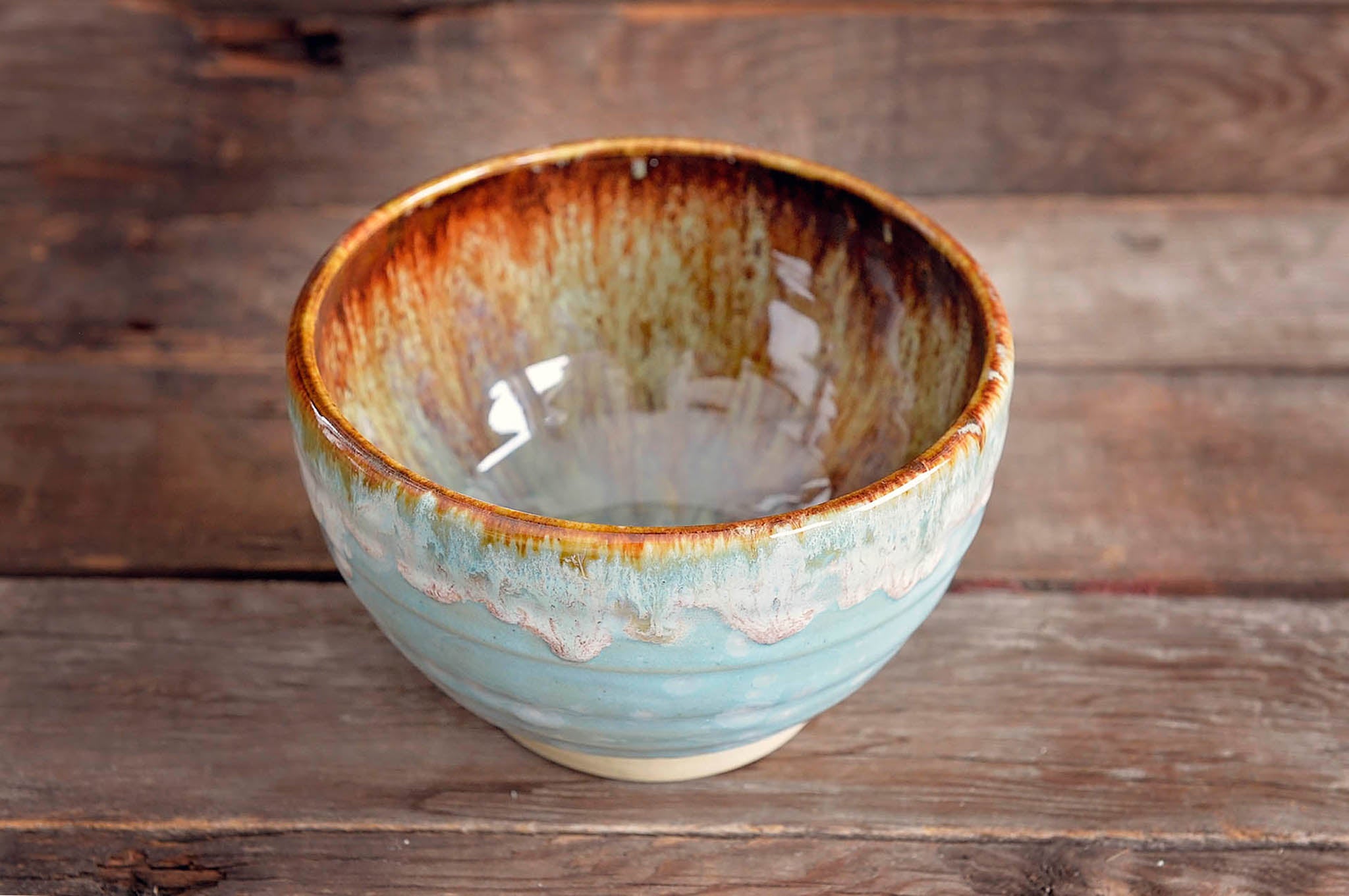 Terracotta & Ocean Small Bowl