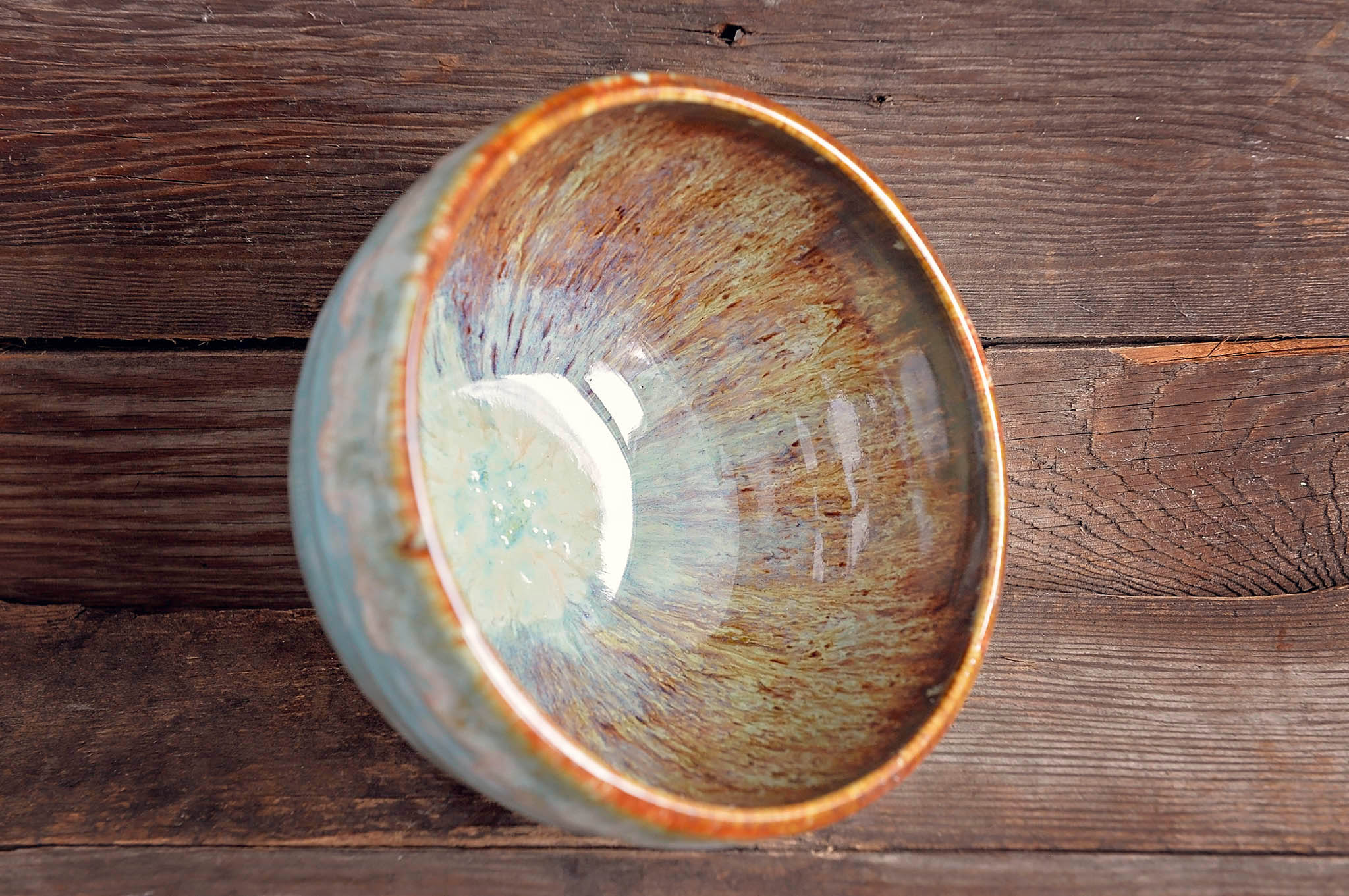 Terracotta & Ocean Small Bowl