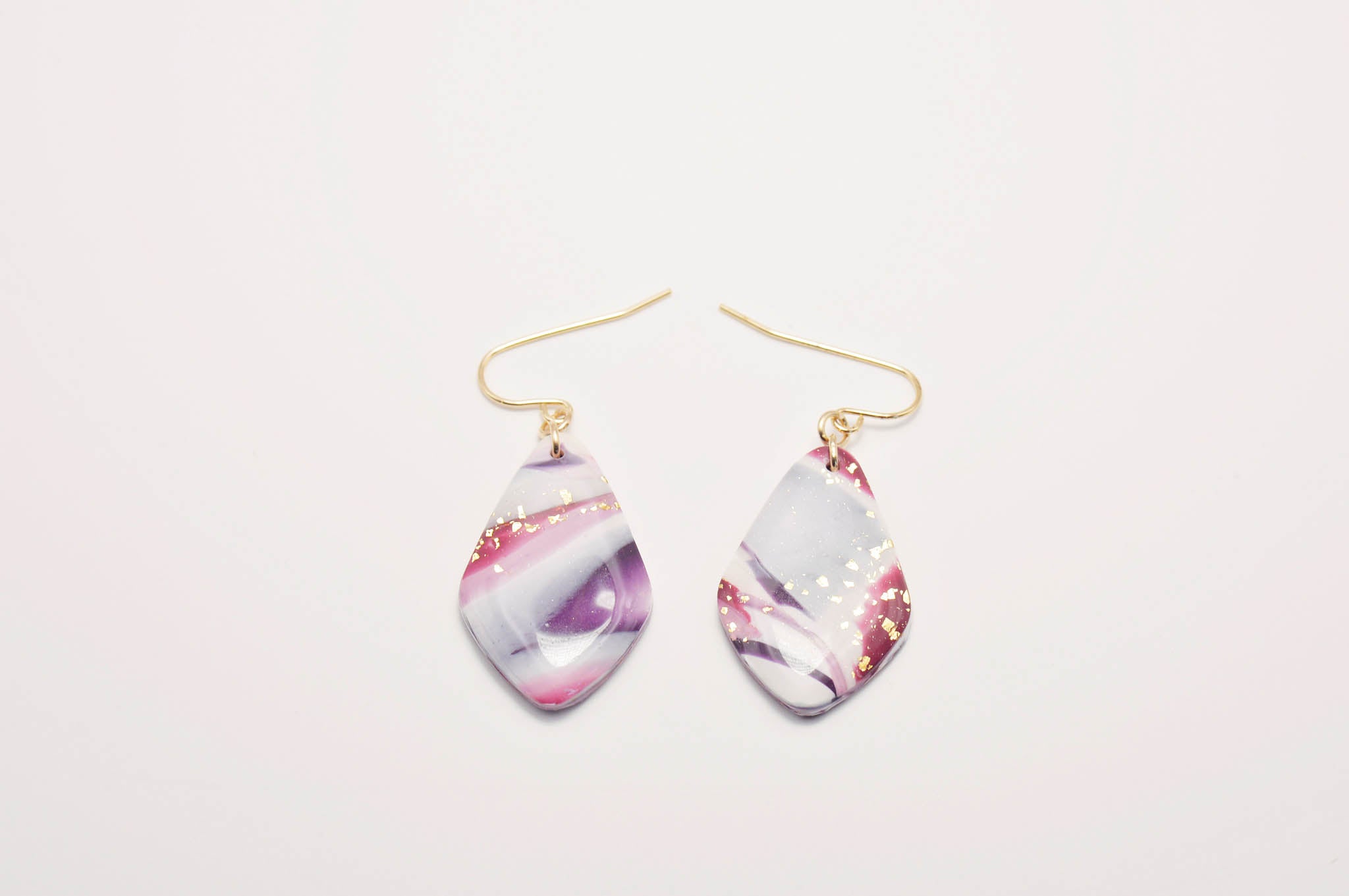 Isia Diamond Agate Inspired Earrings