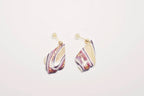 Purple Pink Agate Inspired Earrings