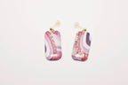 Purple Pink Agate Faux Bars