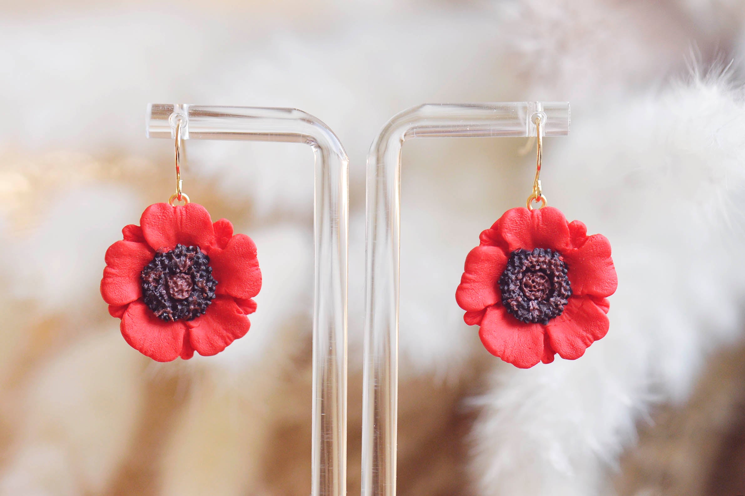 Poppy Flowers on Hooks