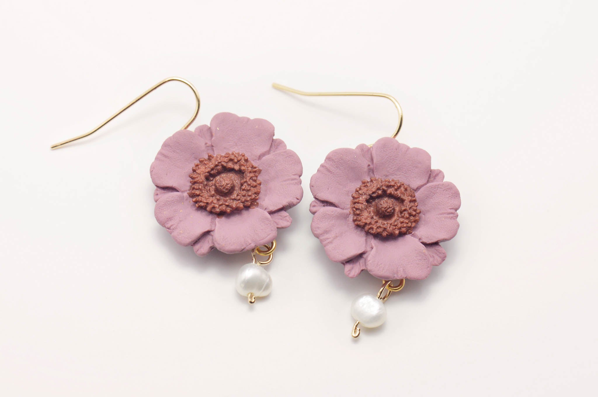 Poppy Flowers with pearls