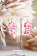 Boho Stripe Statement Earrings
